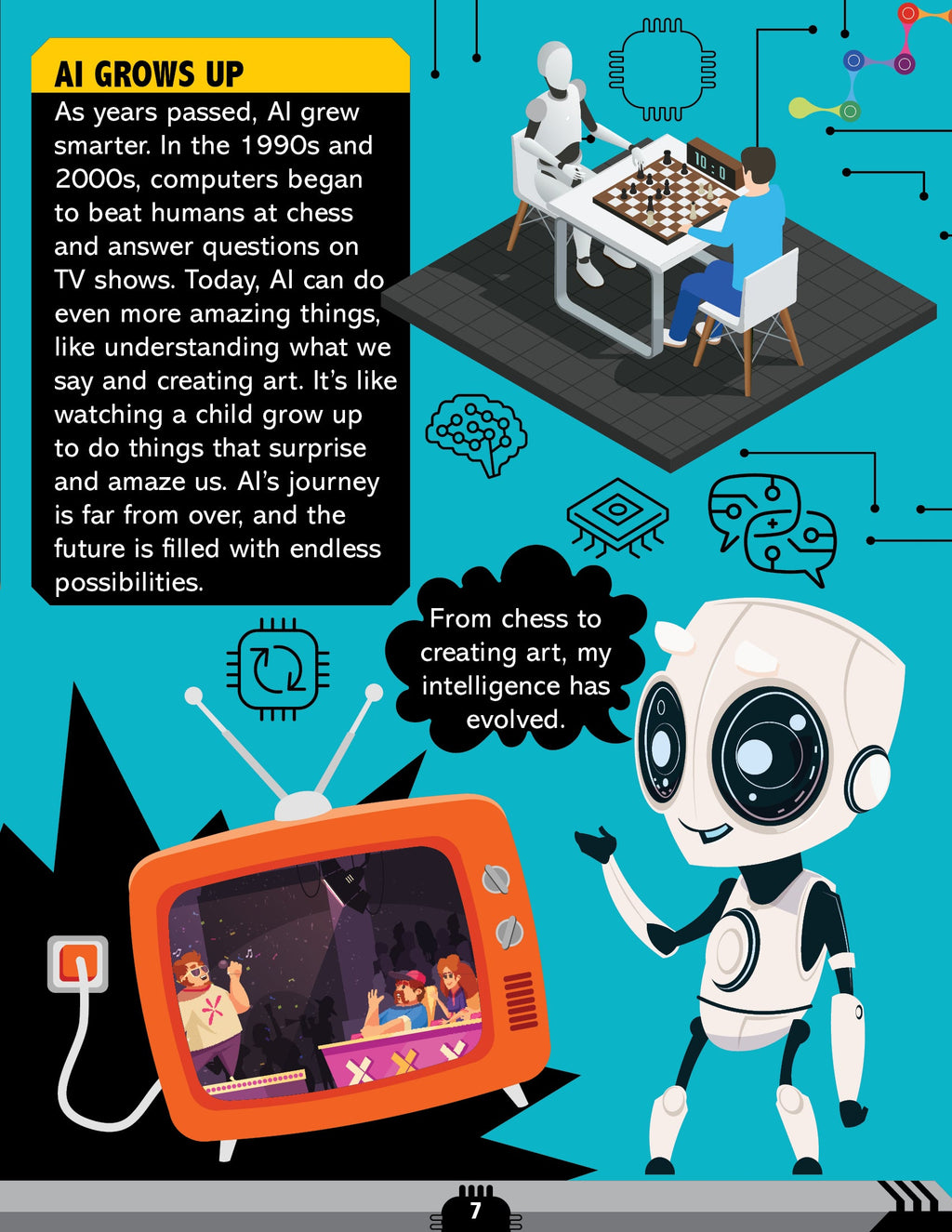 Dreamland Publications Artificial Intelligence Activity Book for Kids Age 7+ - Activities about AI, Computers and Machine Learning - Distacart