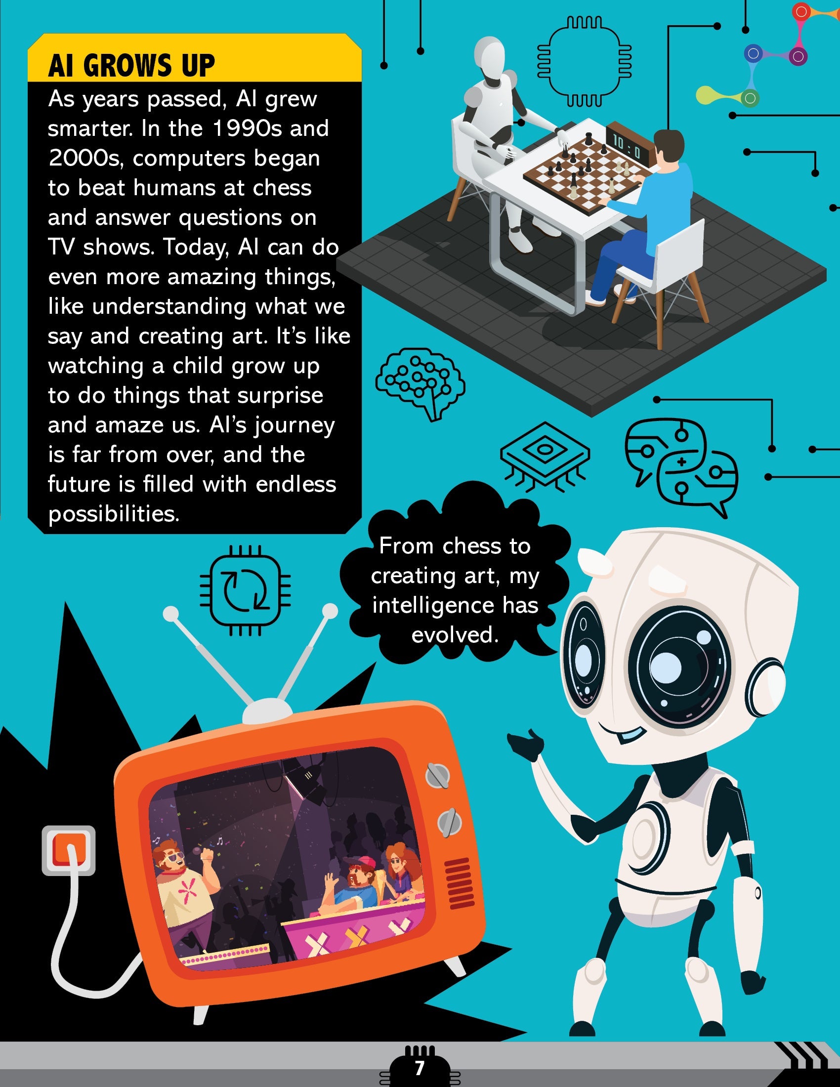 Dreamland Publications Artificial Intelligence Activity Book for Kids Age 7+ - Activities about AI, Computers and Machine Learning - Distacart
