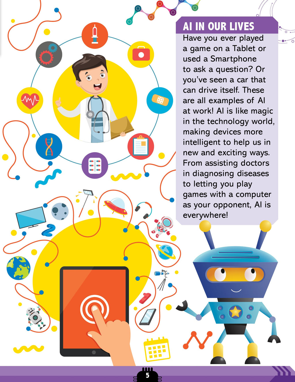 Dreamland Publications Artificial Intelligence Activity Book for Kids Age 7+ - Activities about AI, Computers and Machine Learning - Distacart
