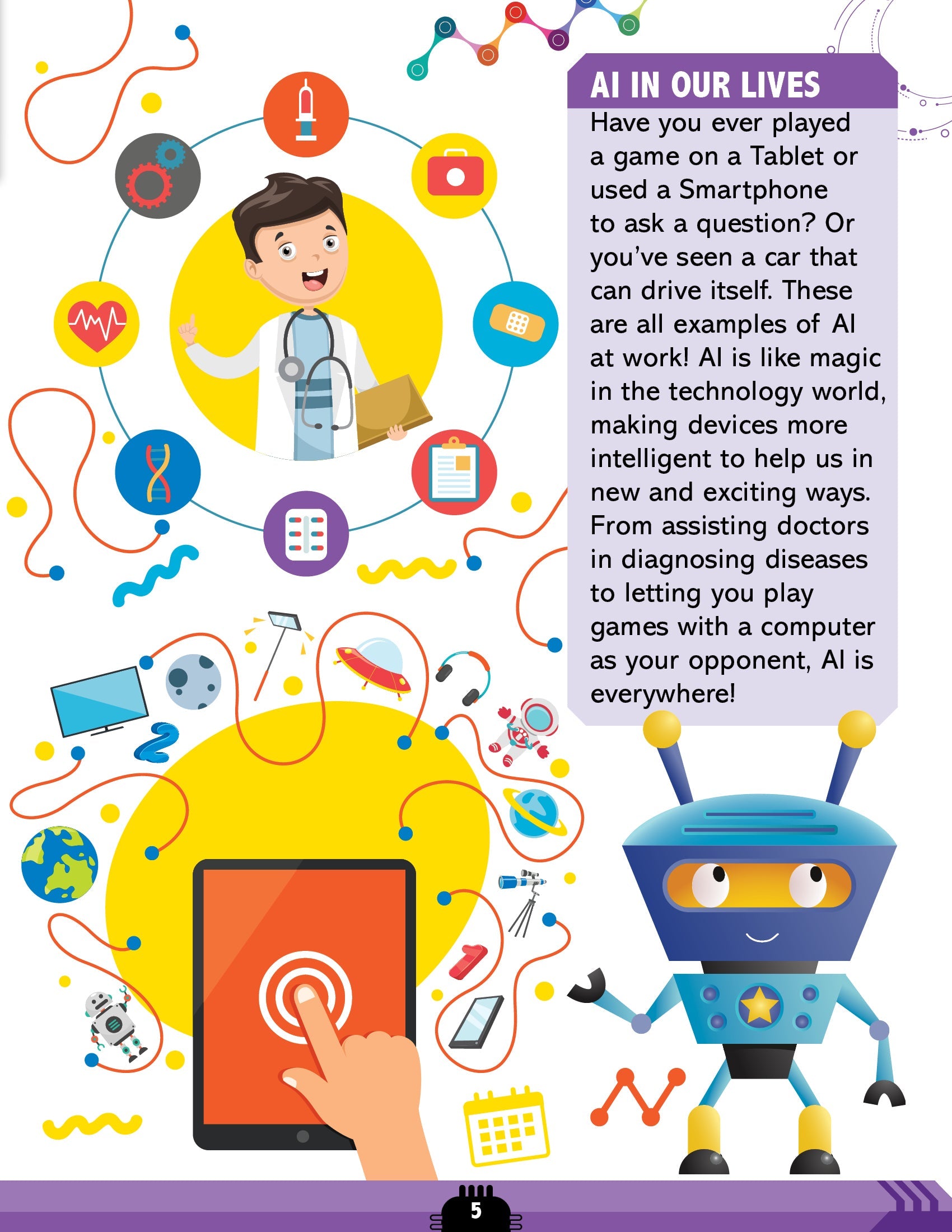 Dreamland Publications Artificial Intelligence Activity Book for Kids Age 7+ - Activities about AI, Computers and Machine Learning - Distacart
