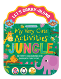Dreamland Publications Jungle- Let's Carry-Along Activity, Colouring Book for Kids Age 3 -8 years (My Very Cute Activities Series) - Distacart