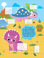 Dreamland Publications Pixel Sticker Activity Book: Tiko and The Lost T-Rex – Over 1,400 Stickers for Kids Age 4+ | Dinosaur Adventure with Pixel Art - Distacart