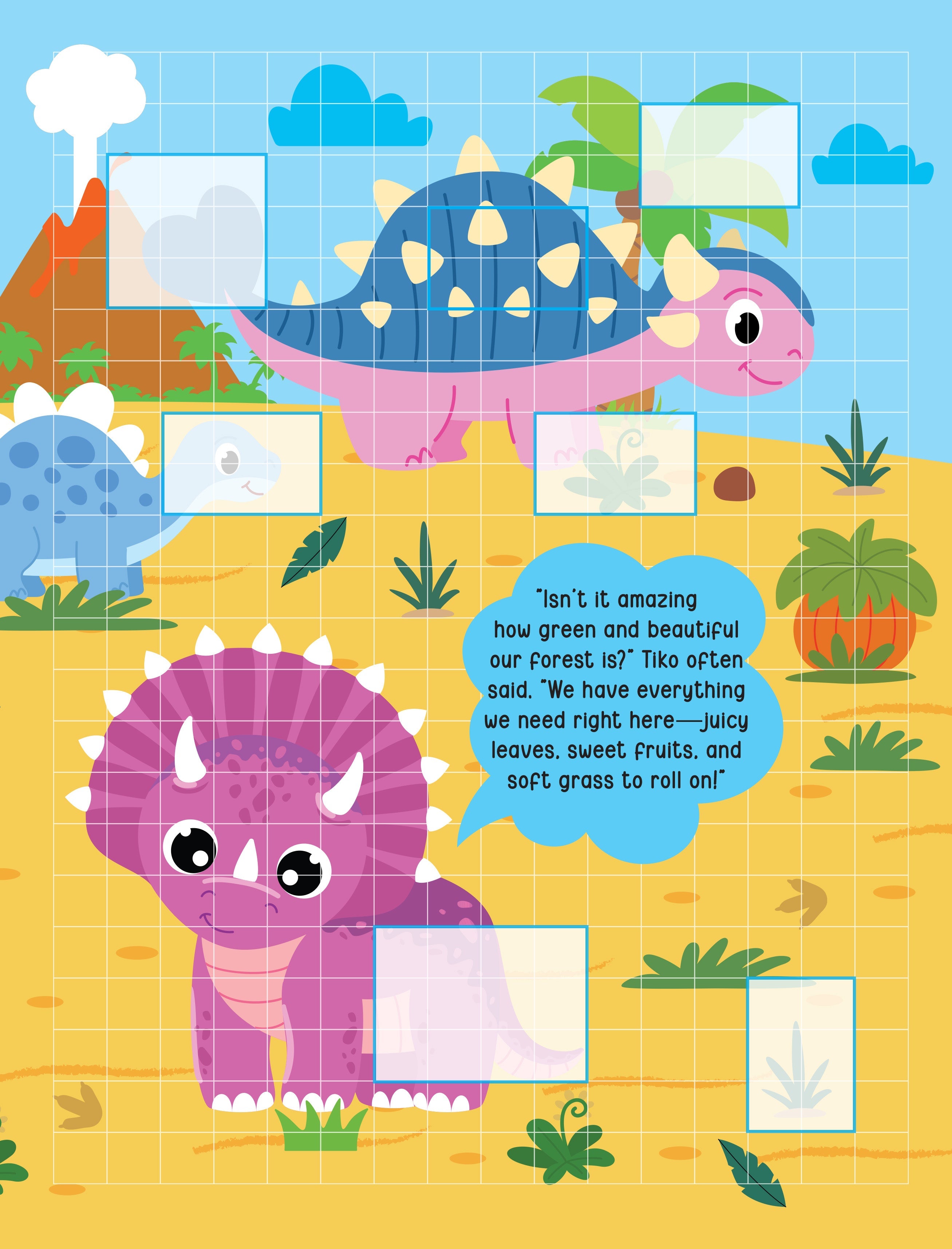 Dreamland Publications Pixel Sticker Activity Book: Tiko and The Lost T-Rex – Over 1,400 Stickers for Kids Age 4+ | Dinosaur Adventure with Pixel Art - Distacart