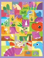 Dreamland Publications Pixel Sticker Activity Book: Tiko and The Lost T-Rex – Over 1,400 Stickers for Kids Age 4+ | Dinosaur Adventure with Pixel Art - Distacart