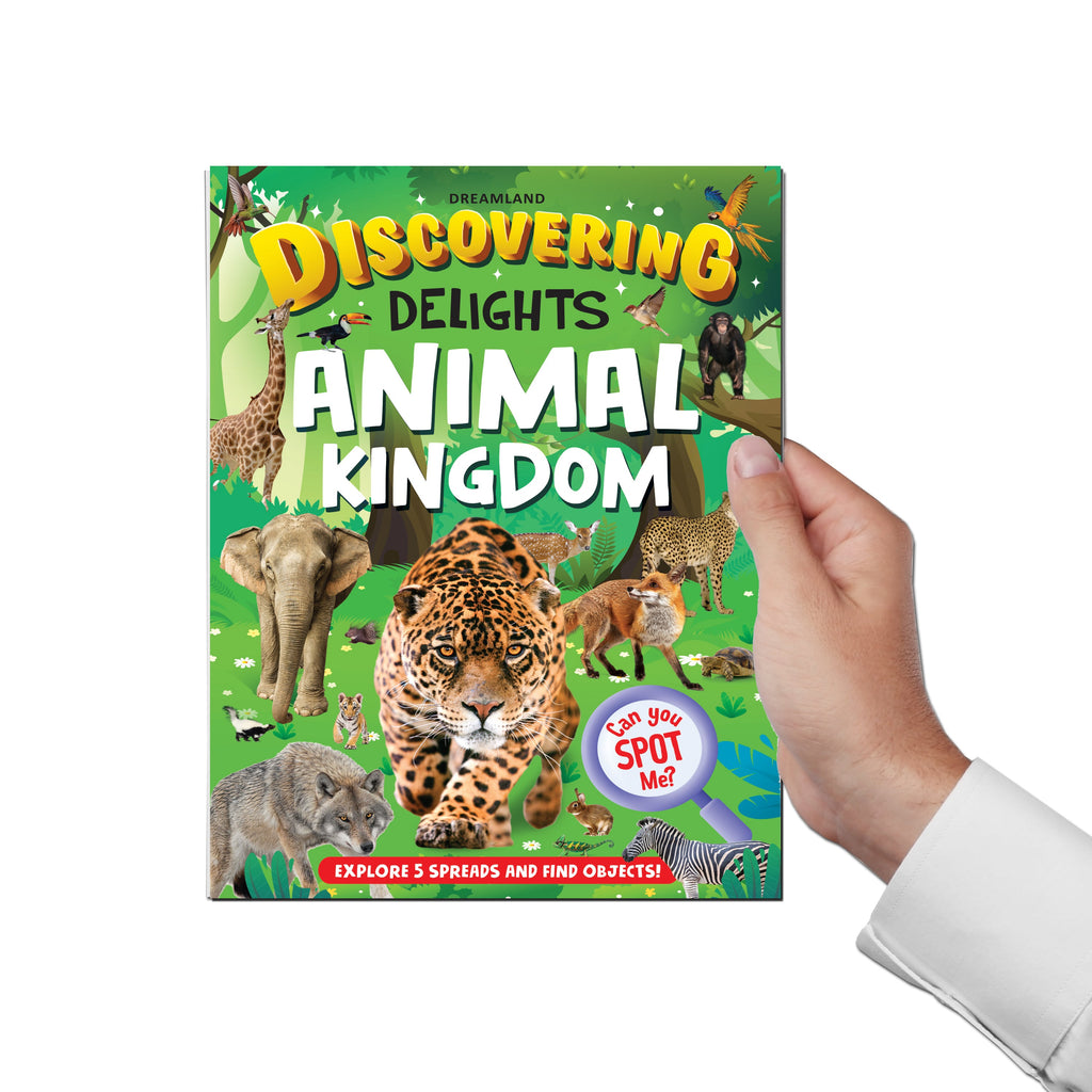 Dreamland Publications Animal Kingdom Discovering Delights Flap Book for Kids Age 4 - 10 years - Distacart