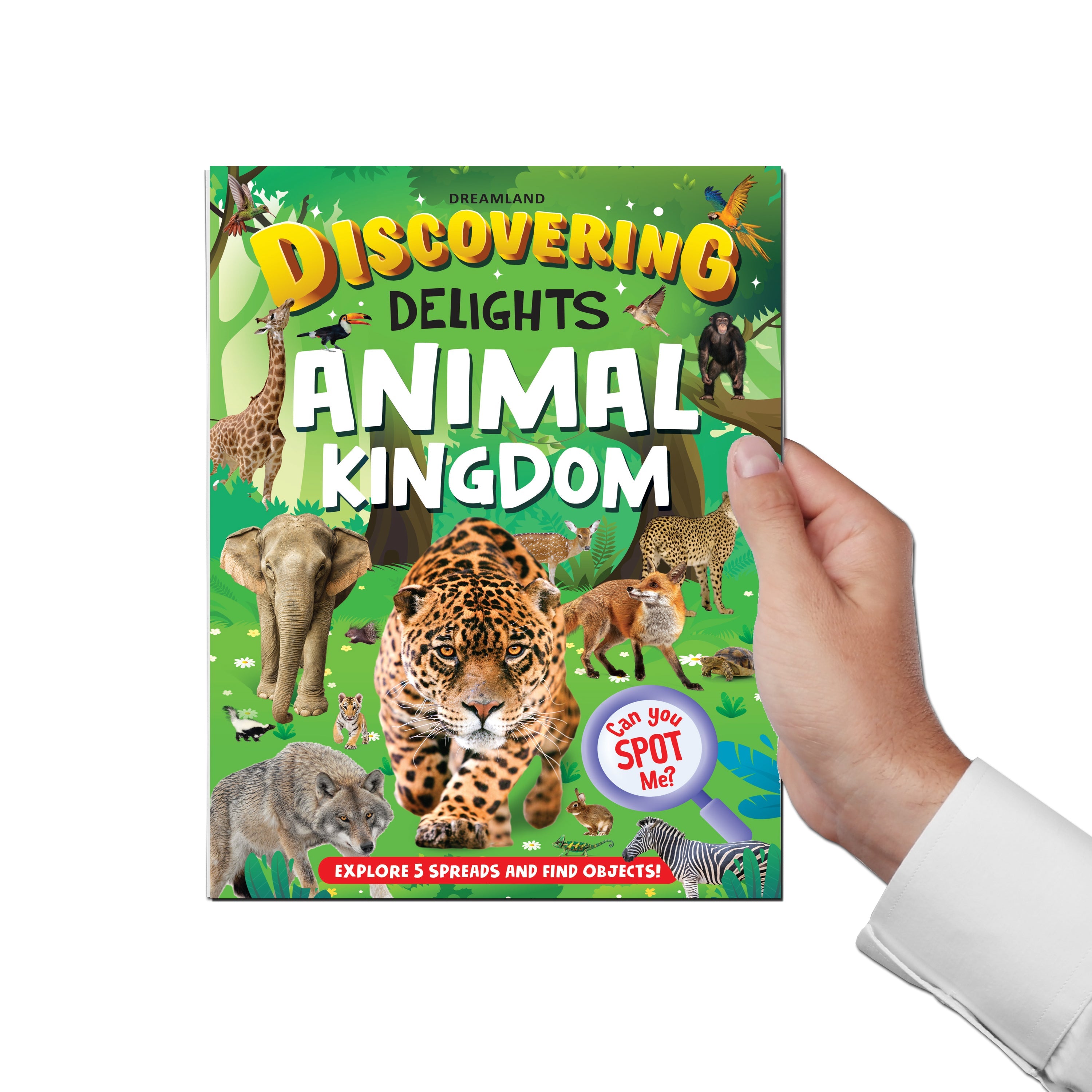 Dreamland Publications Animal Kingdom Discovering Delights Flap Book for Kids Age 4 - 10 years - Distacart