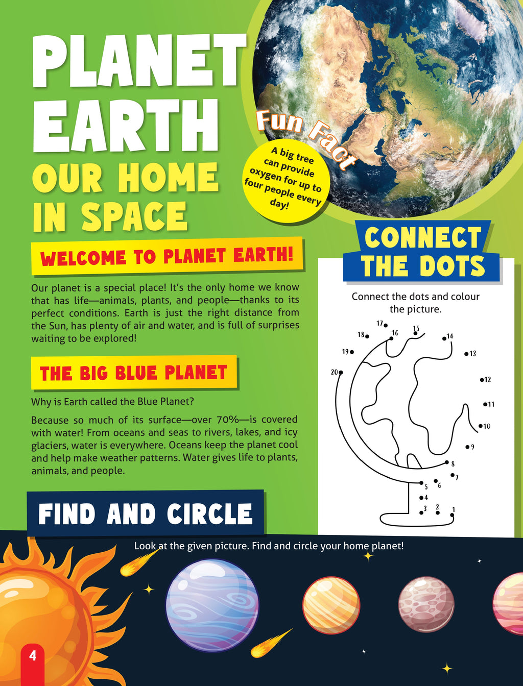 Dreamland Publications Junior Genius: Our Amazing Planets – A Fun-Filled Learning Book for Kids Age 7+ | Discover Earth, Mars, Jupiter & More with Facts, Activities, and Quizzes - Distacart