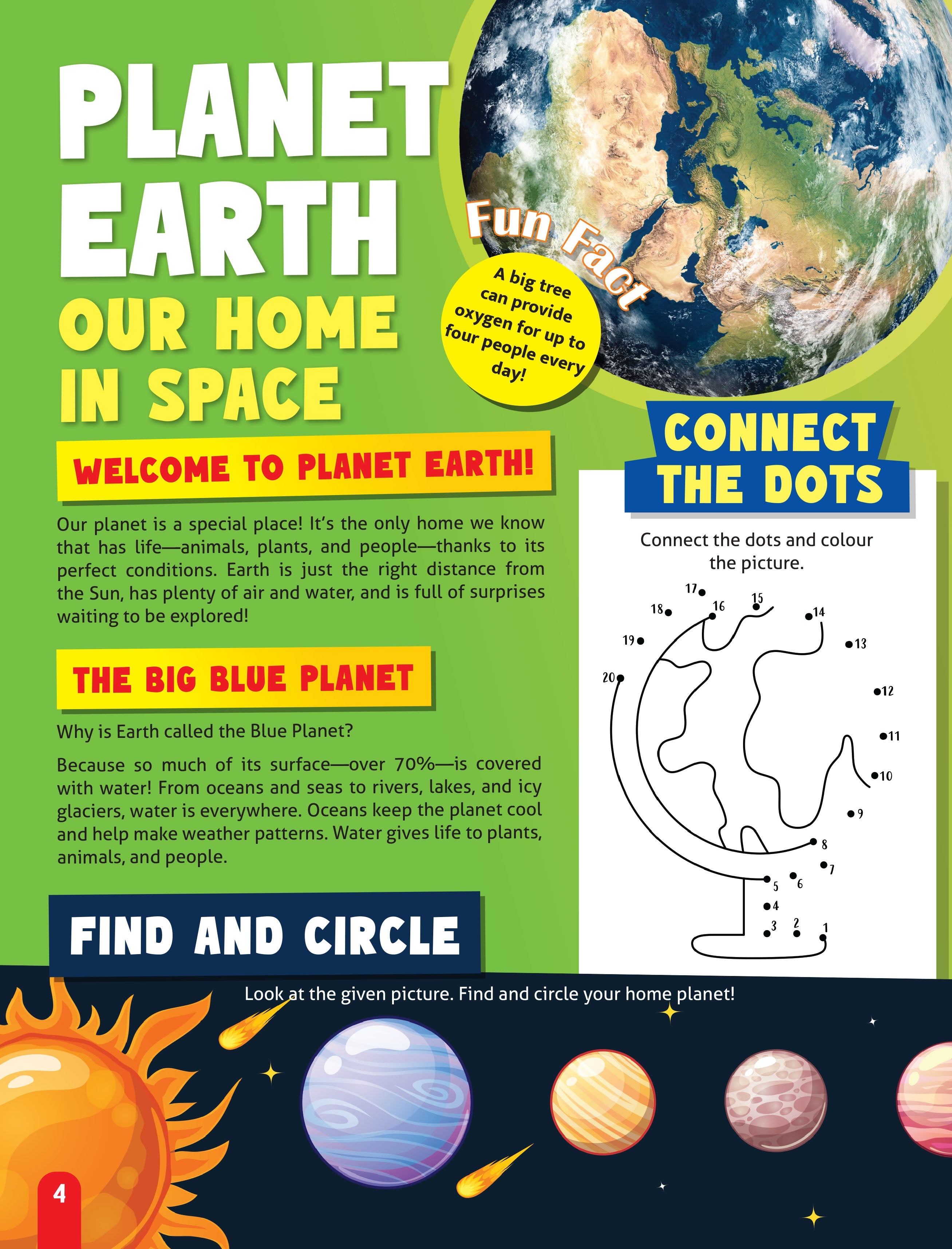 Dreamland Publications Junior Genius: Our Amazing Planets – A Fun-Filled Learning Book for Kids Age 7+ | Discover Earth, Mars, Jupiter & More with Facts, Activities, and Quizzes - Distacart
