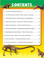 Dreamland Publications Junior Genius: Dino Discovery – A Fun-Filled Learning Book for Kids Age 7+ | Explore the World of Dinosaurs with Facts, Games, Puzzles - Distacart