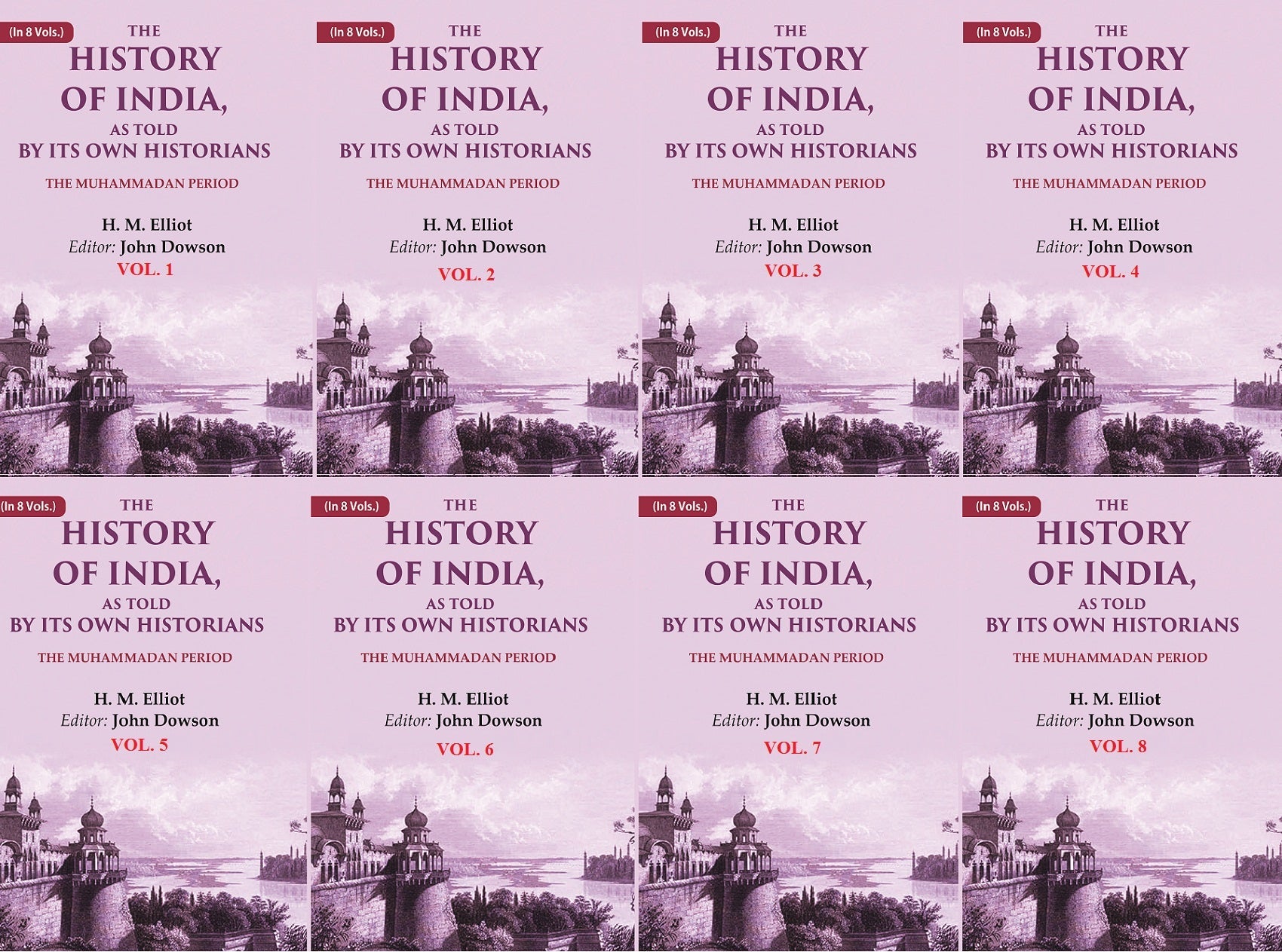 The History of India, as Told by its Own Historians: The Muhammadan Period 8 Vols. Set - Gyan Books - Distacart