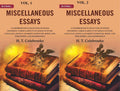 Miscellaneous Essays: A Comprehensive Collection Of Essays Exploring Various Aspects Of Indian 2 Vols. Set - Gyan Books - Distacart