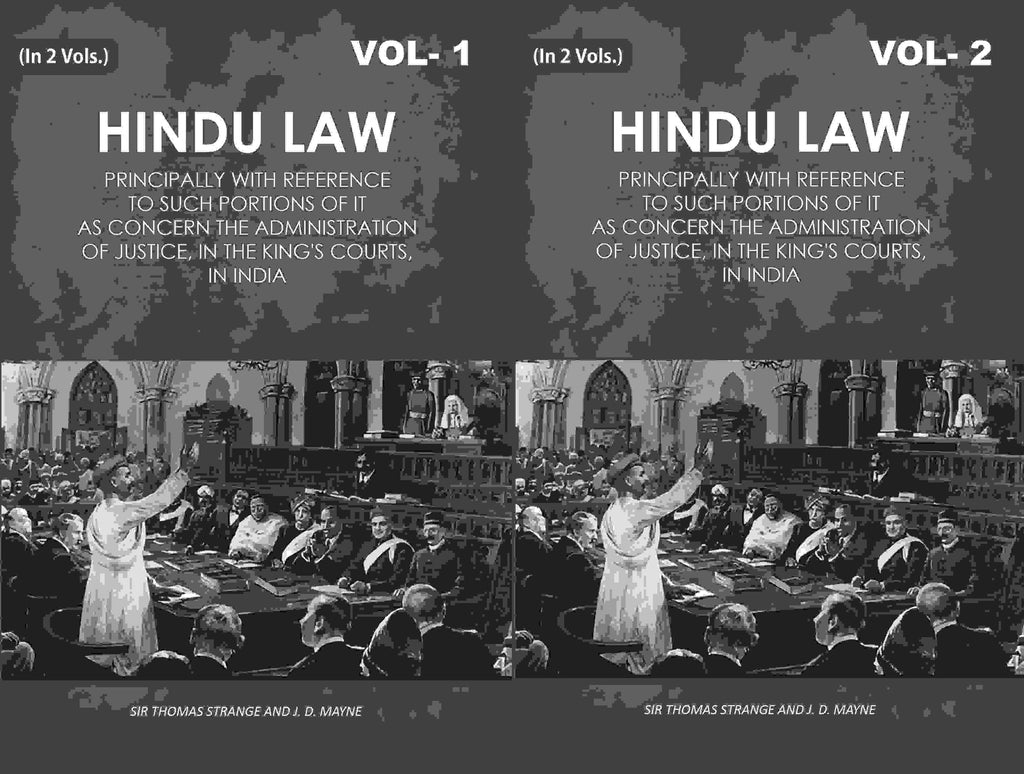 Hindu Law: Principally With Reference To Such Portions Of It As Concern The Administration 2 Vols. Set - Gyan Books - Distacart