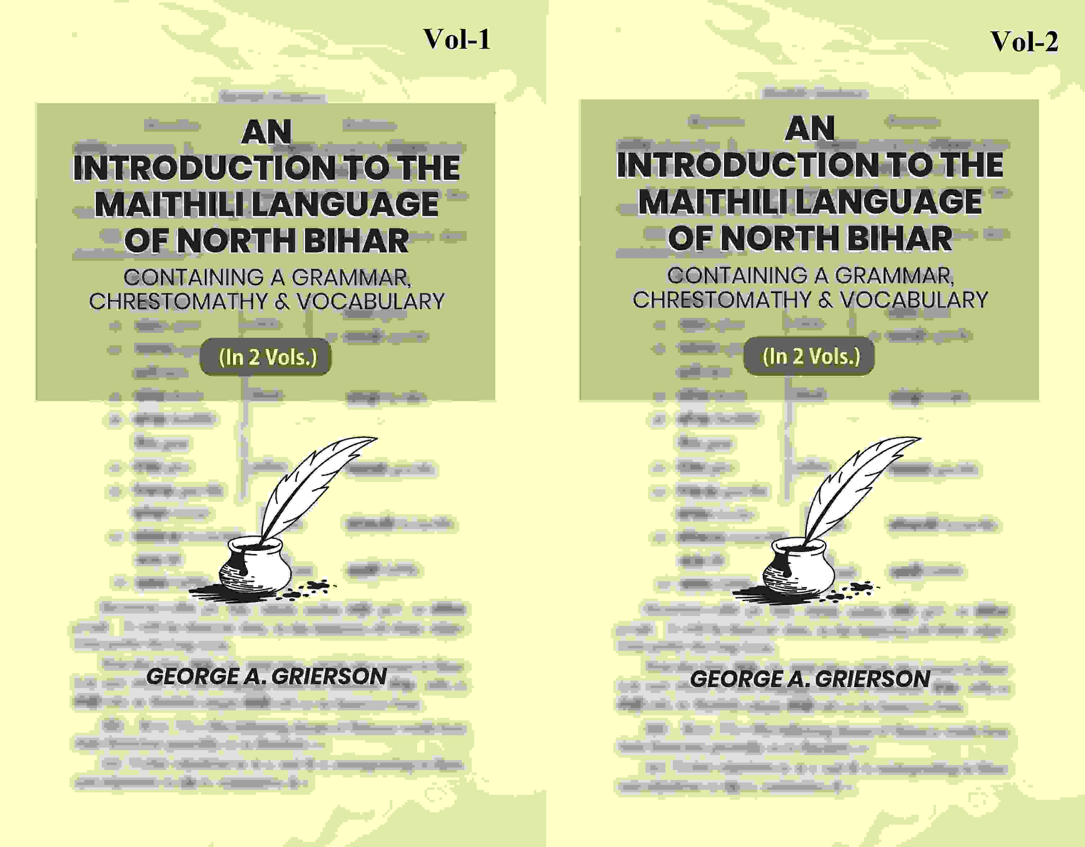 An Introduction To The Maithili Language of North Bihar: Containing A Grammar, Chrestomathy & Vocabulary (2 Parts) - Gyan Books - Distacart