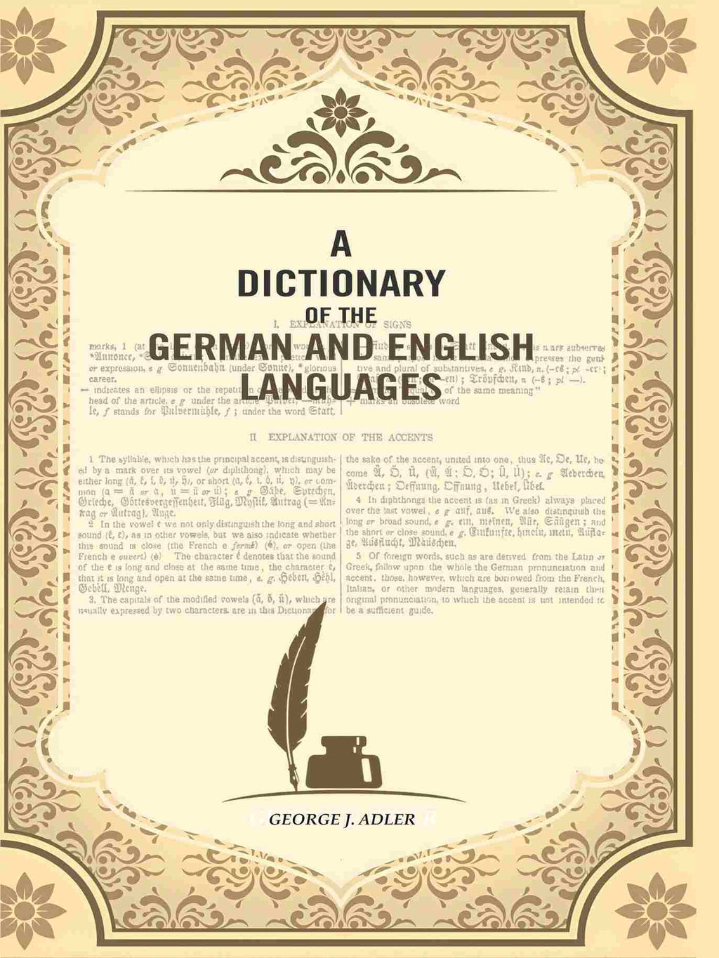 A Dictionary of the German and English Languages - Gyan Books - Distacart
