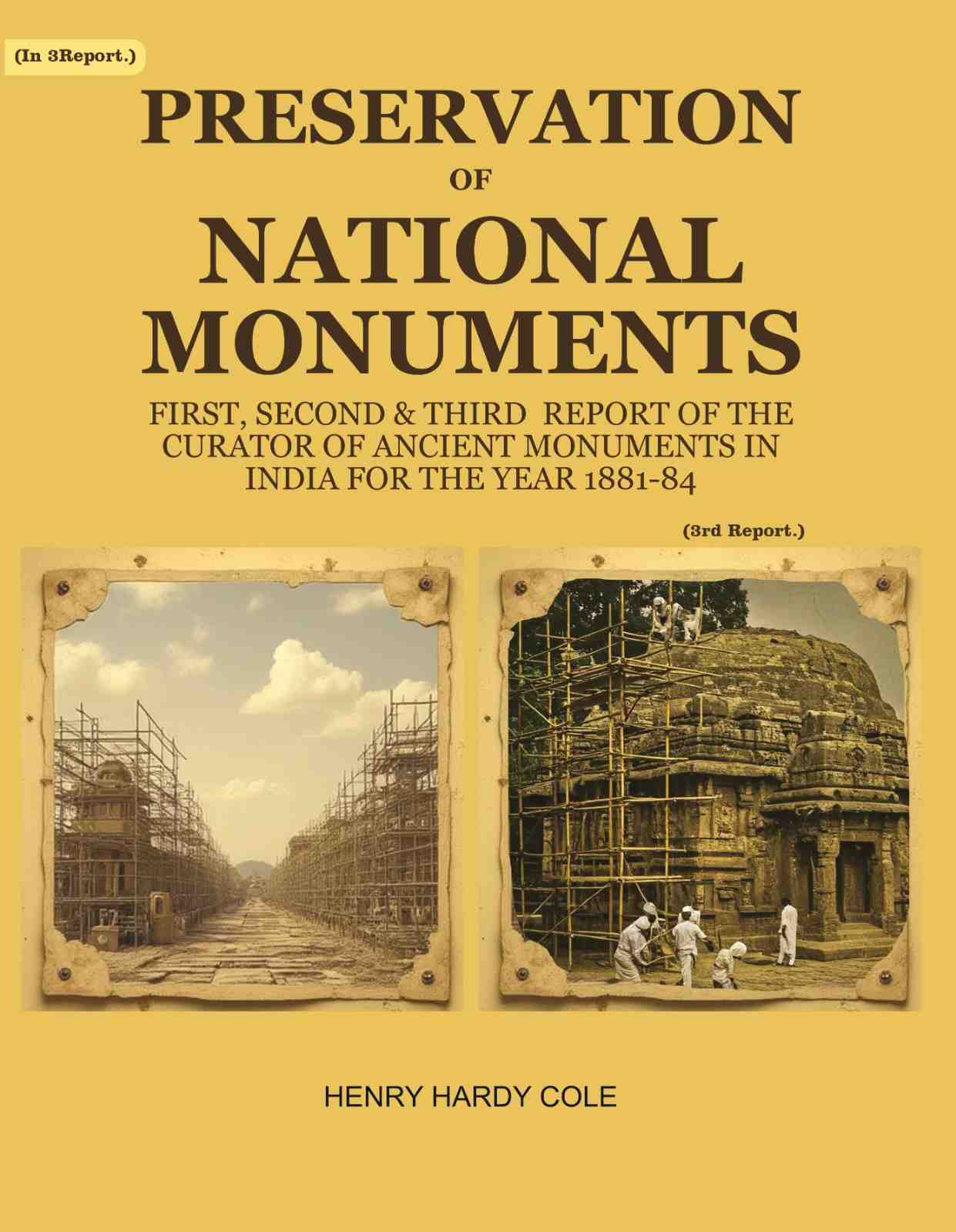 Preservation of National Monuments: Third Report of the Curator of Ancient Monuments in India For the year 1883-84 (3rd Report) - Gyan Books - Distacart