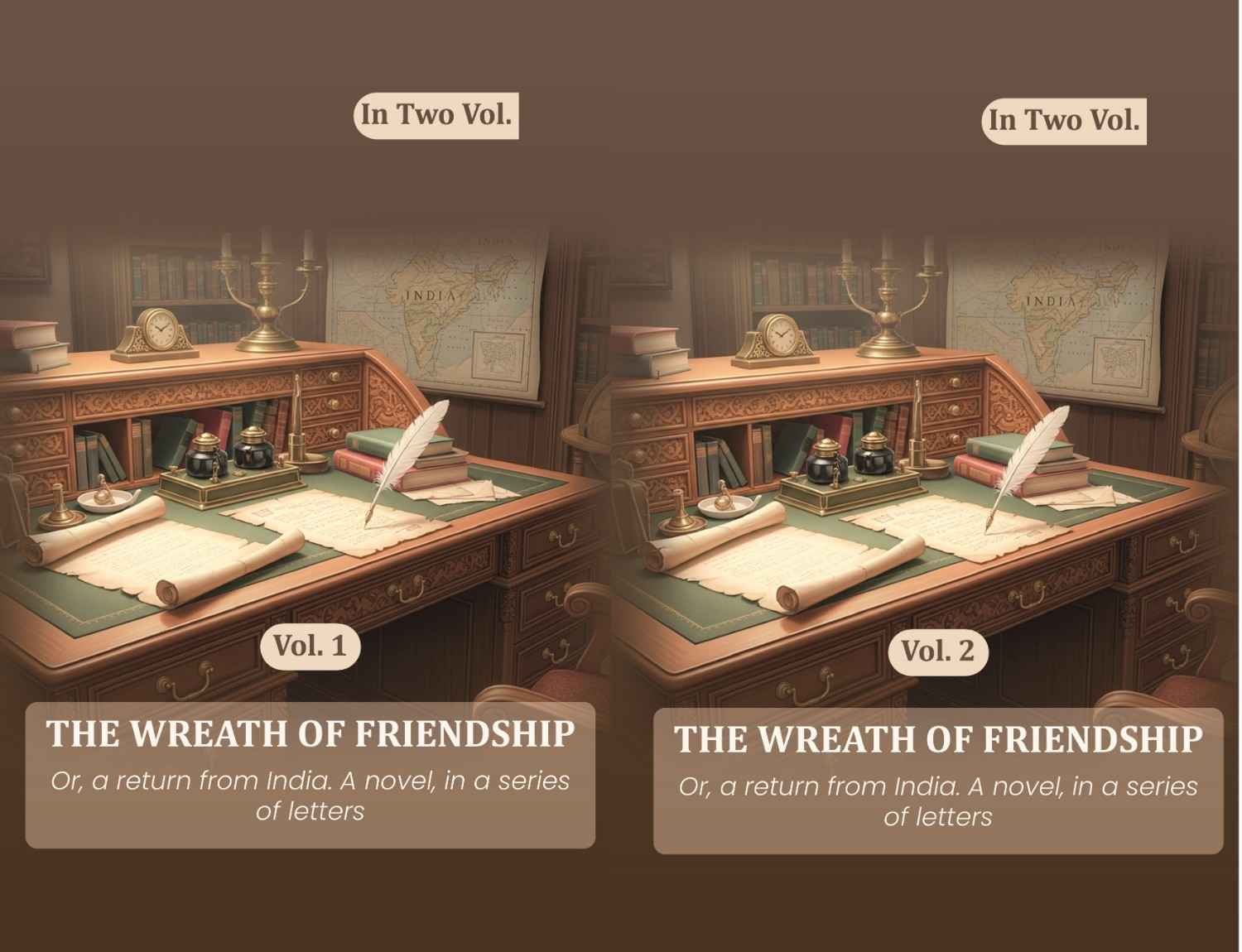 The wreath of friendship: Or, a return from India. A novel, in a series of letters (2 Vols. Set) - Gyan Books - Distacart