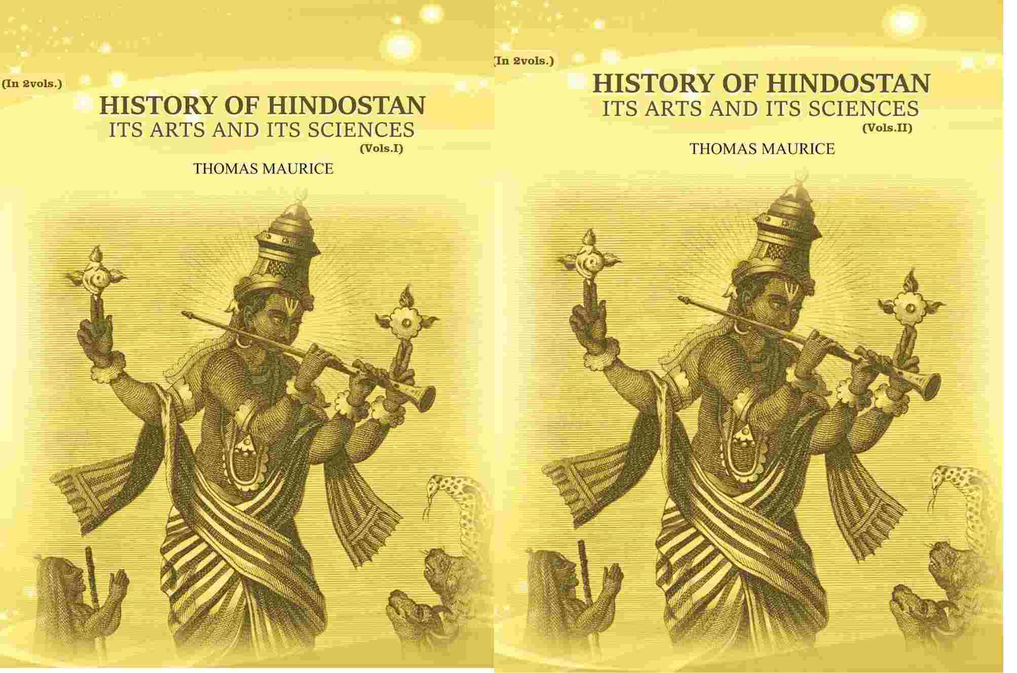 History of Hindostan: its Arts and its sciences. (2 Vols. Set) - Gyan Books - Distacart