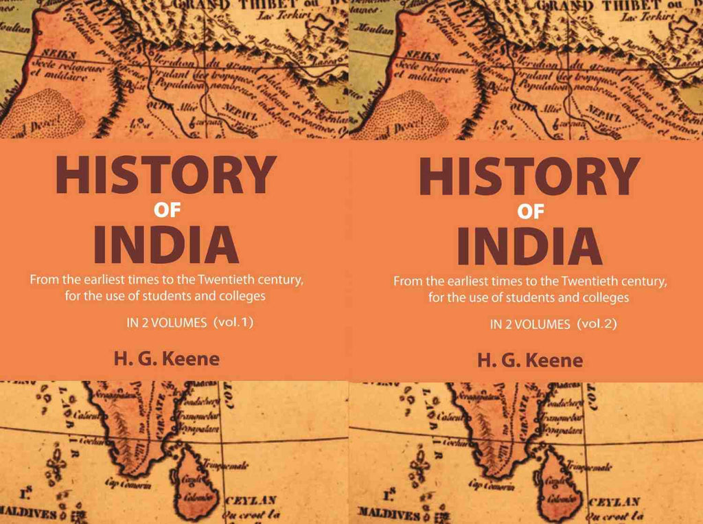 History of India: From the earliest times to the Twentieth century, for the use of students and colleges (2 Vols. Set) - Gyan Books - Distacart