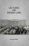 Lectures On Indian Law - Gyan Books - Distacart