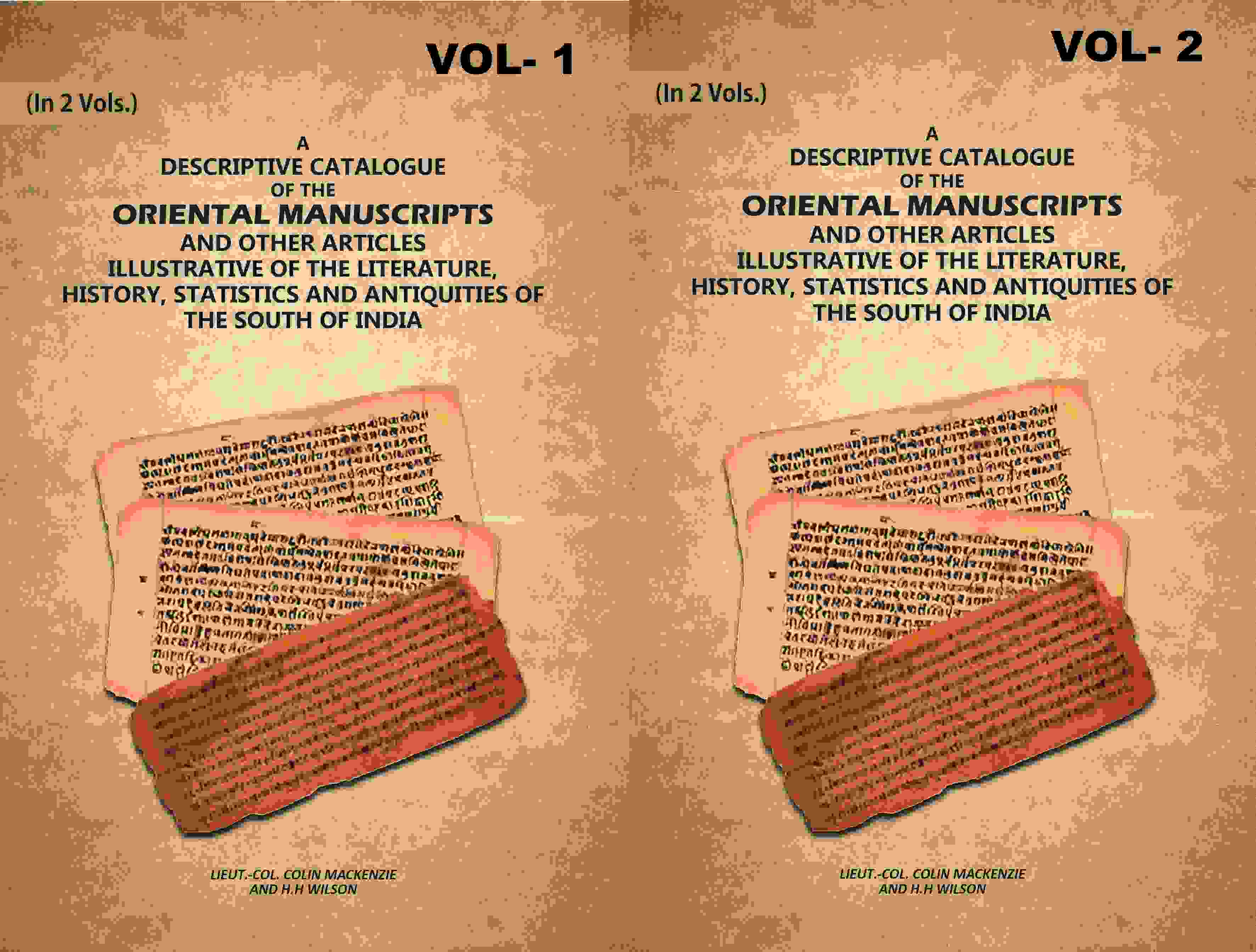 A Descriptive Catalogue of the Oriental Manuscripts and Other Articles Illustrative of the Literature, History, Statistics and Antiquities of the South of India (2 Vols. Set) - Gyan Books - Distacart