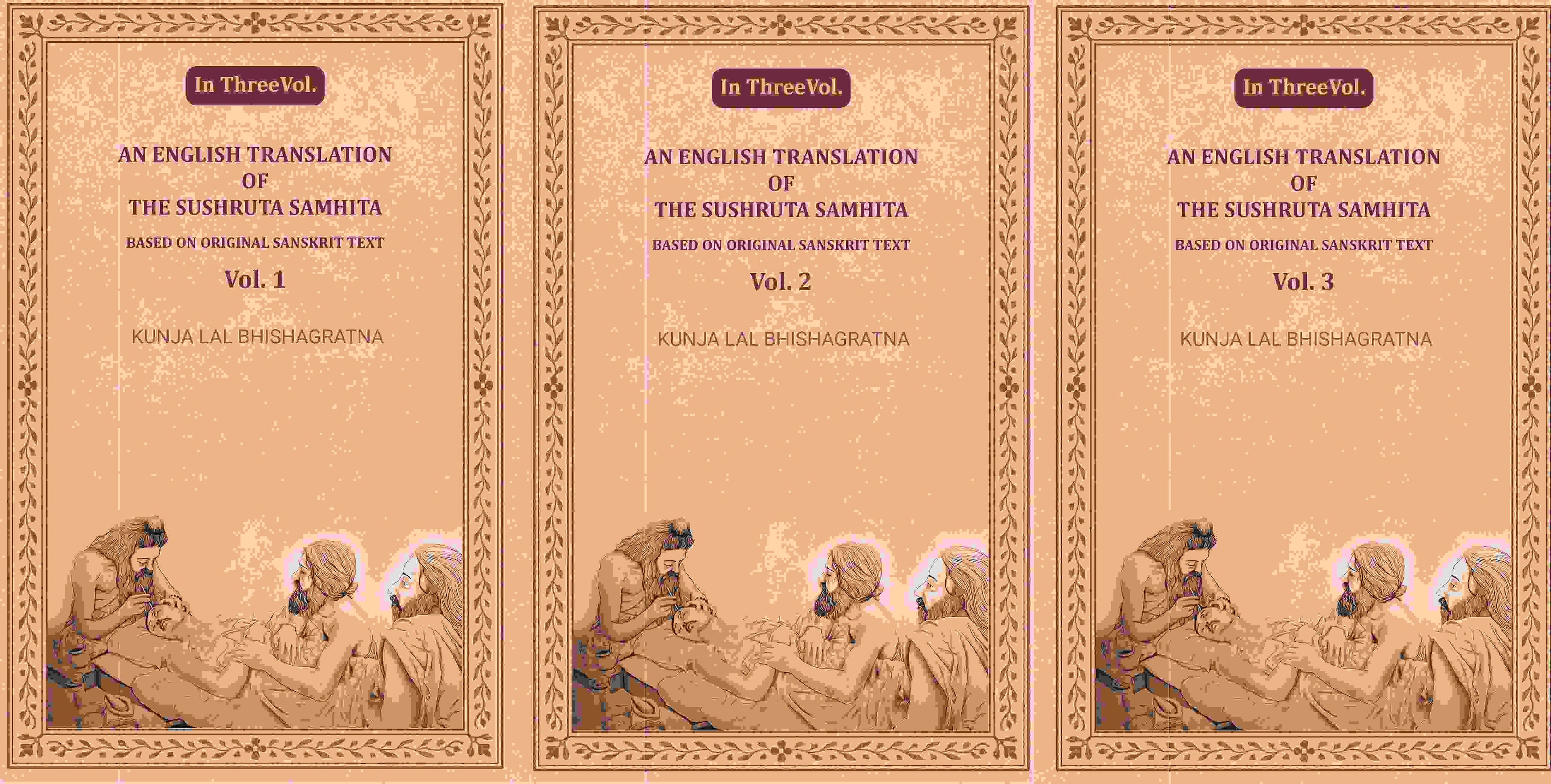 An English translation of the Sushruta samhita, based on original Sanskrit text (3 Vols. Set) - Gyan Books - Distacart
