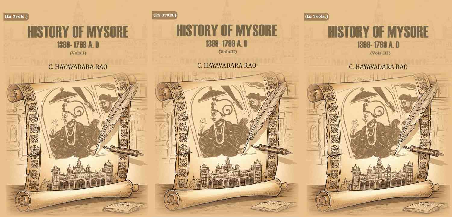 History of Mysore: 1399- 1799 A. D (3 Vols. Set) - Gyan Books - Distacart