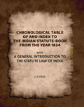 Chronological Table of, and Index To, the Indian Statute-Book From the Year 1834: With a General Introduction to the Statute Law of India - Gyan Books - Distacart