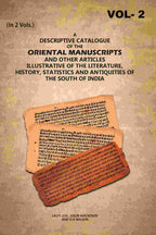 A Descriptive Catalogue of the Oriental Manuscripts and Other Articles Illustrative of the Literature, History, Statistics and Antiquities of the South of India (2nd) - Gyan Books - Distacart