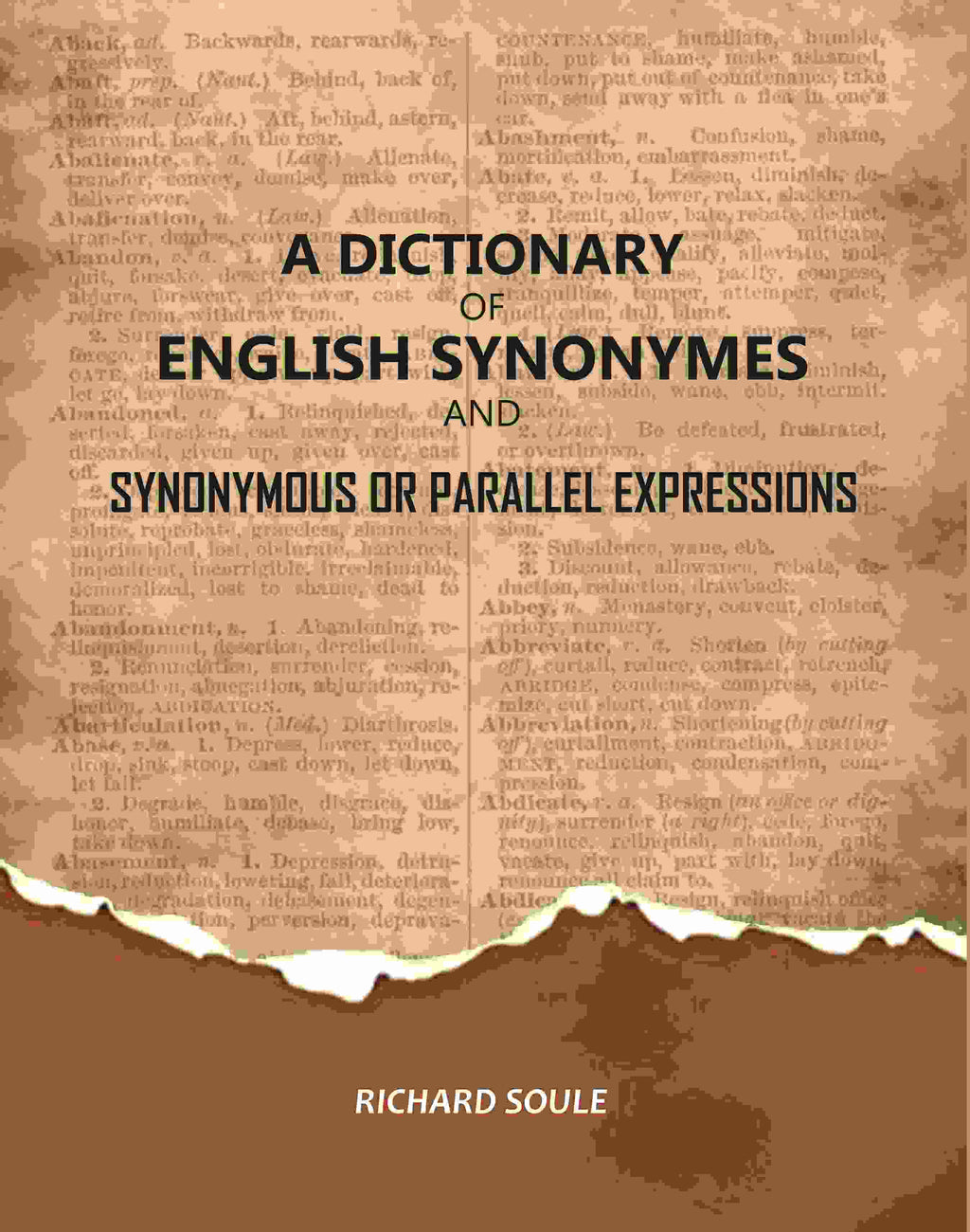 A Dictionary of English Synonymes and Synonymous or Parallel Expressions - Gyan Books - Distacart