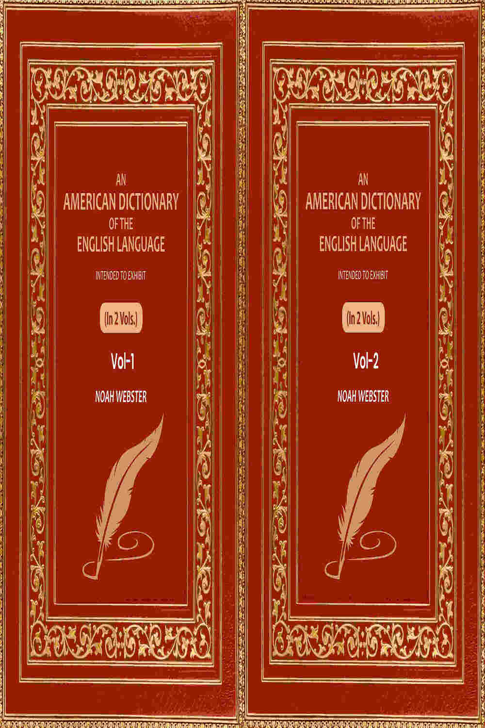 An American Dictionary of the English Language: Intended to Exhibit (2 Vols. Set) - Gyan Books - Distacart