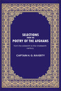 Selections from the poetry of the Afghans: from the sixteenth to the nineteenth century - Gyan Books - Distacart