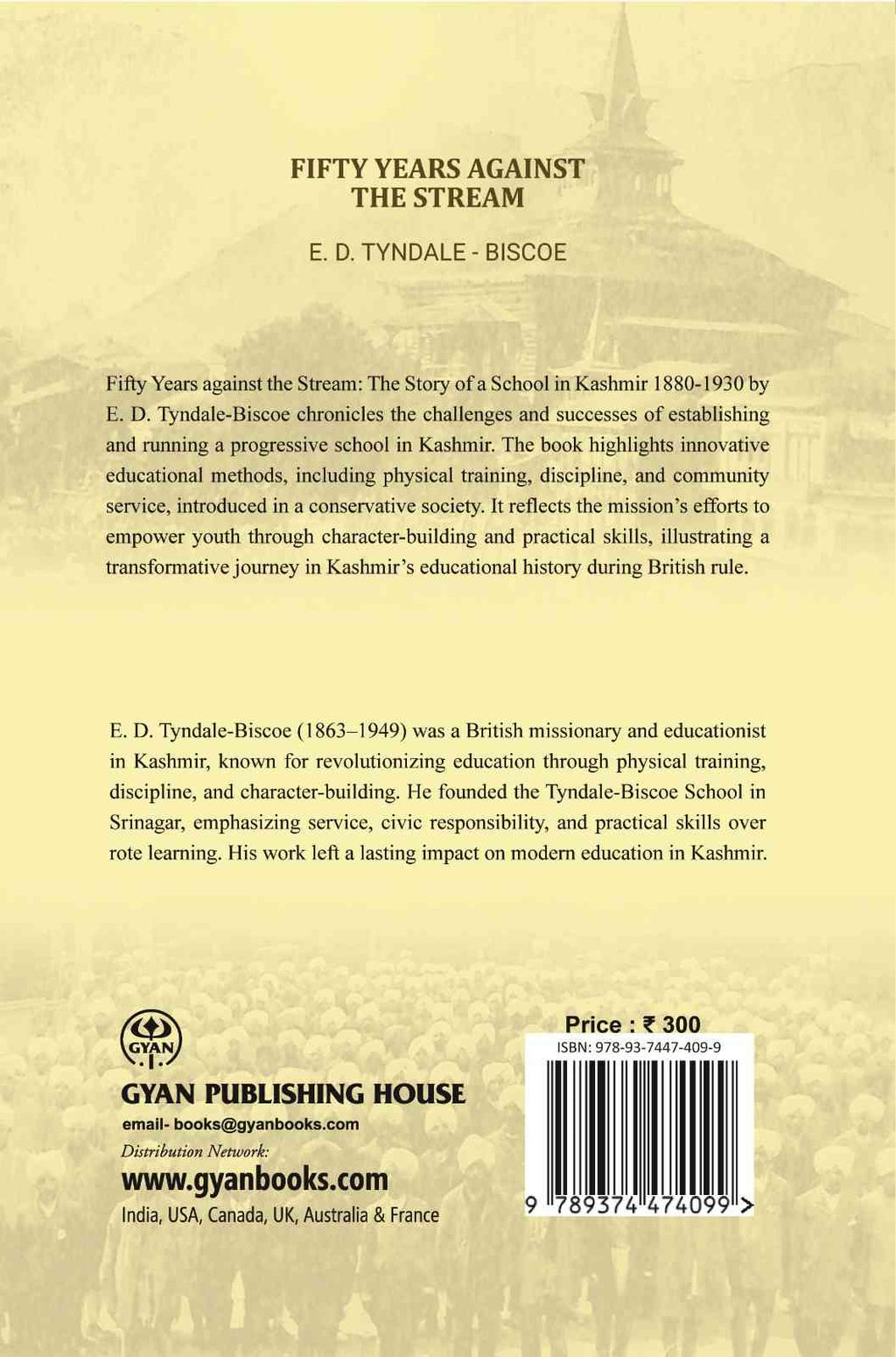 Fifty Years against the Stream: the story of a school in Kashmir 1880 - 1930 - Gyan Books - Distacart