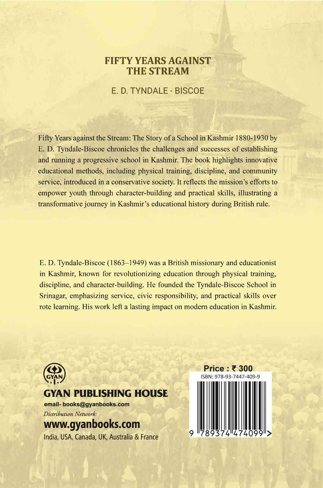 Fifty Years against the Stream: the story of a school in Kashmir 1880 - 1930 - Gyan Books - Distacart