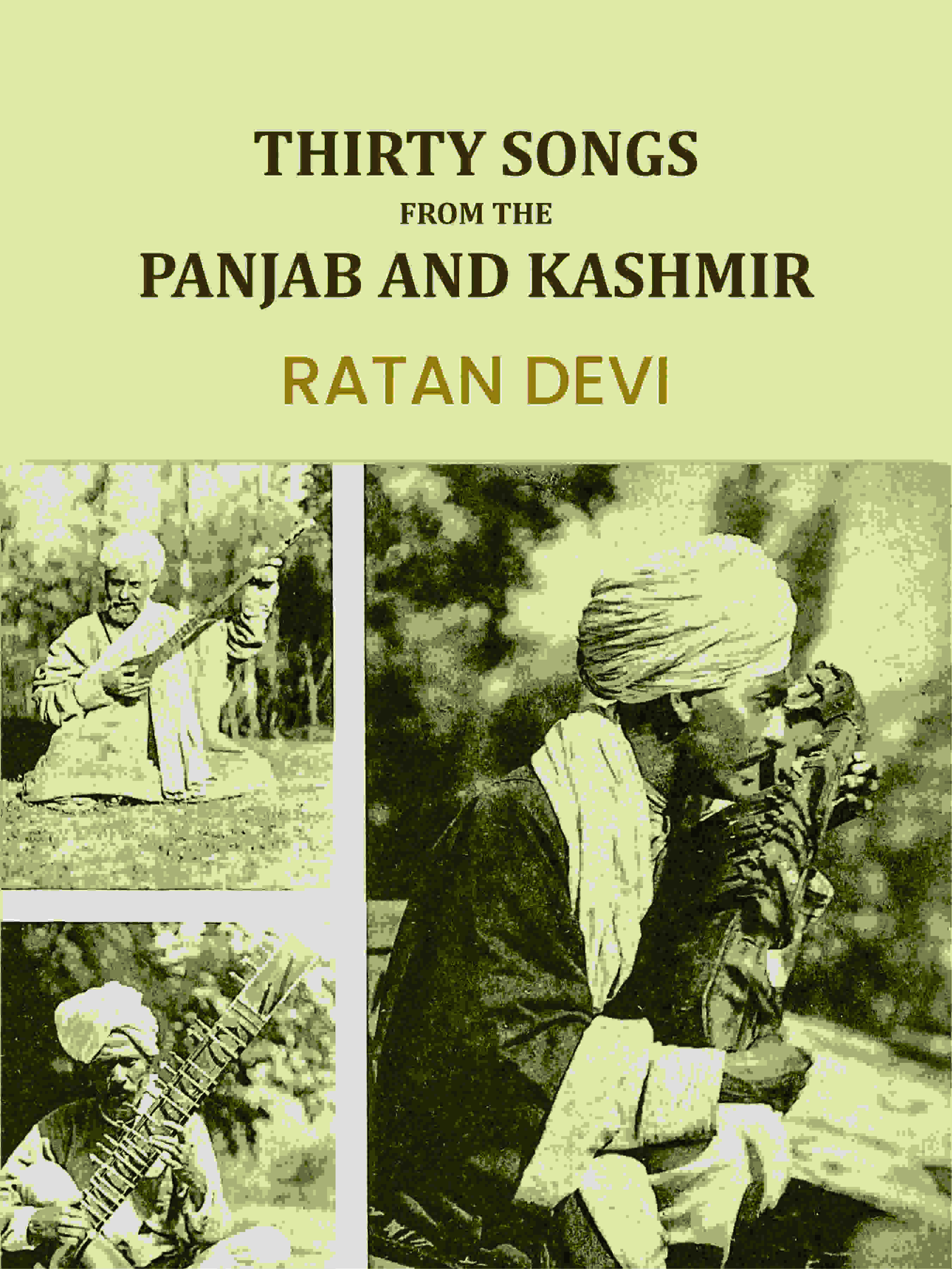 Thirty songs from the Panjab and Kashmir; - Gyan Books - Distacart
