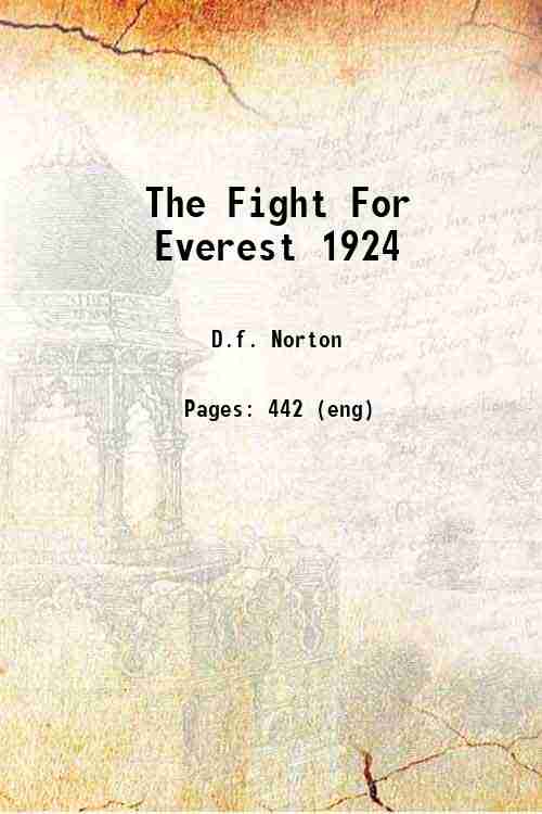 The Fight For Everest 1924 - Gyan Books - Distacart