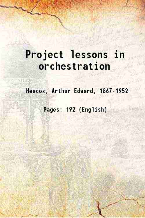 Project lessons in orchestration - Gyan Books - Distacart