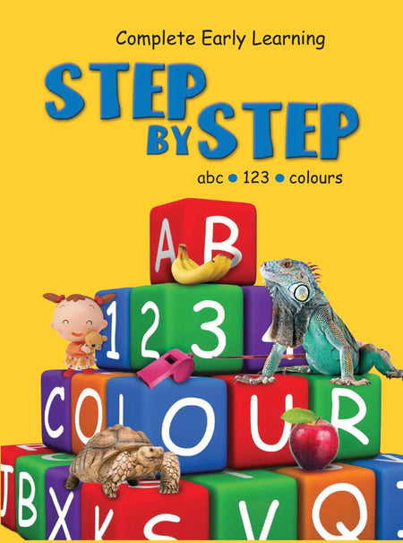 Step by Step Abc 123 Colours - Om Books