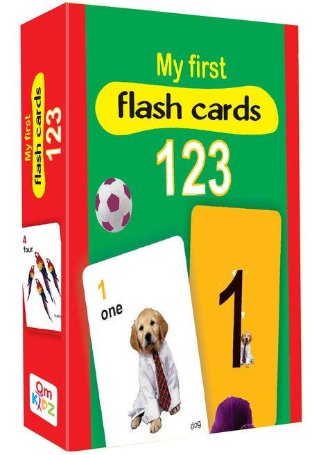 My First Flash Cards 123 - Om Books