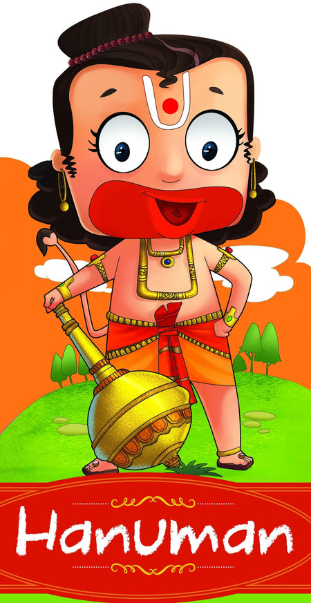 Hanuman : Cutout Story Book - Om Books