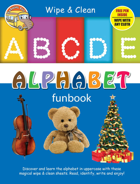 Wipe & Clean ALPHABET Funbook - Om Books