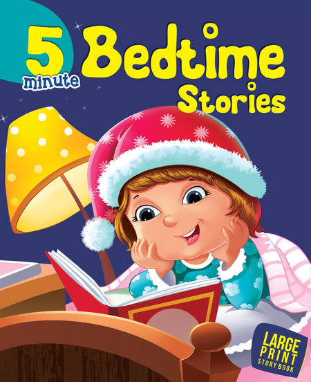 5 Minute Bedtime Stories : Large Print - Om Books