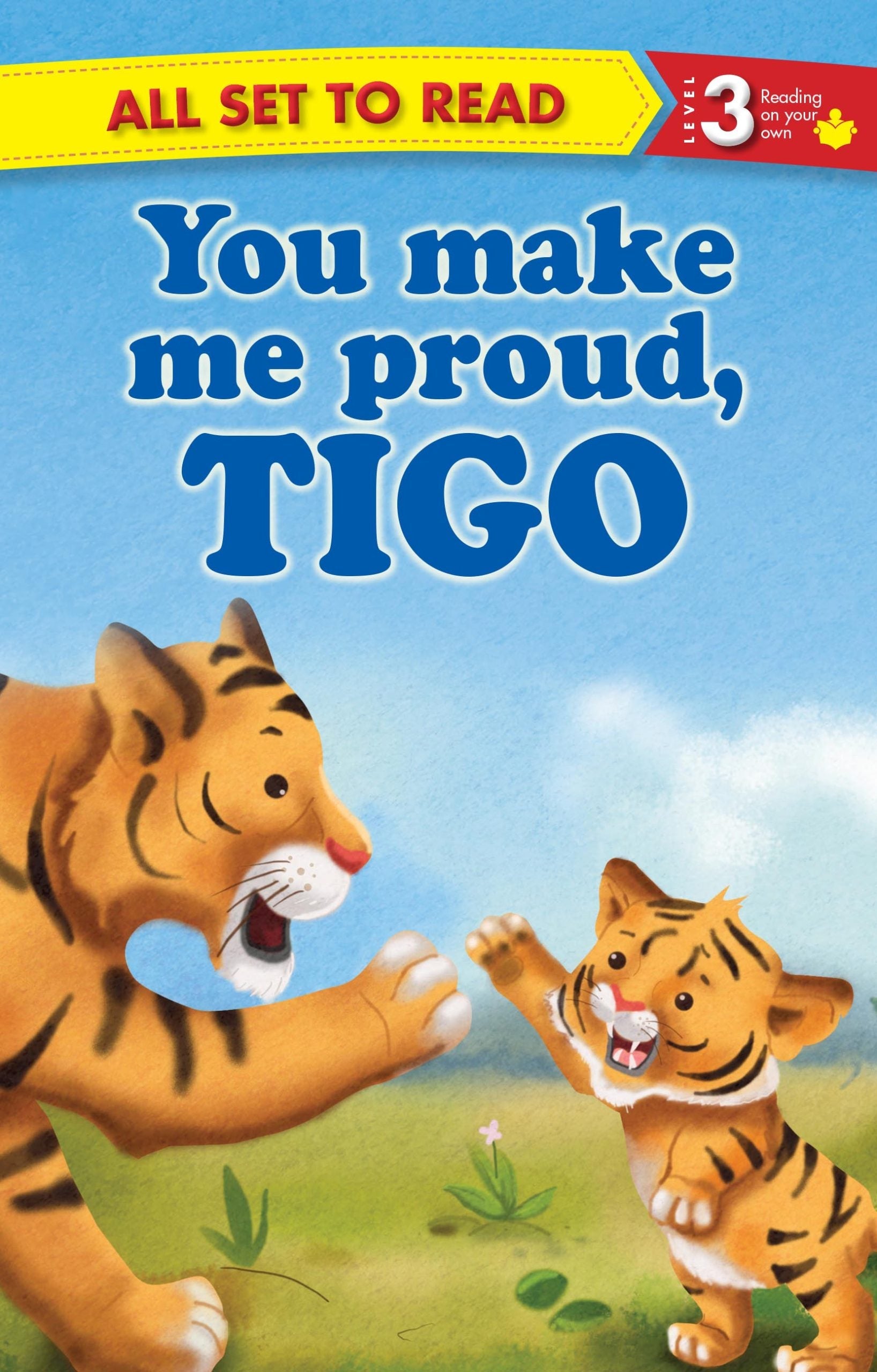 All set to Read Readers Level 3 You make me Pround, Tigo - Om Books - Distacart