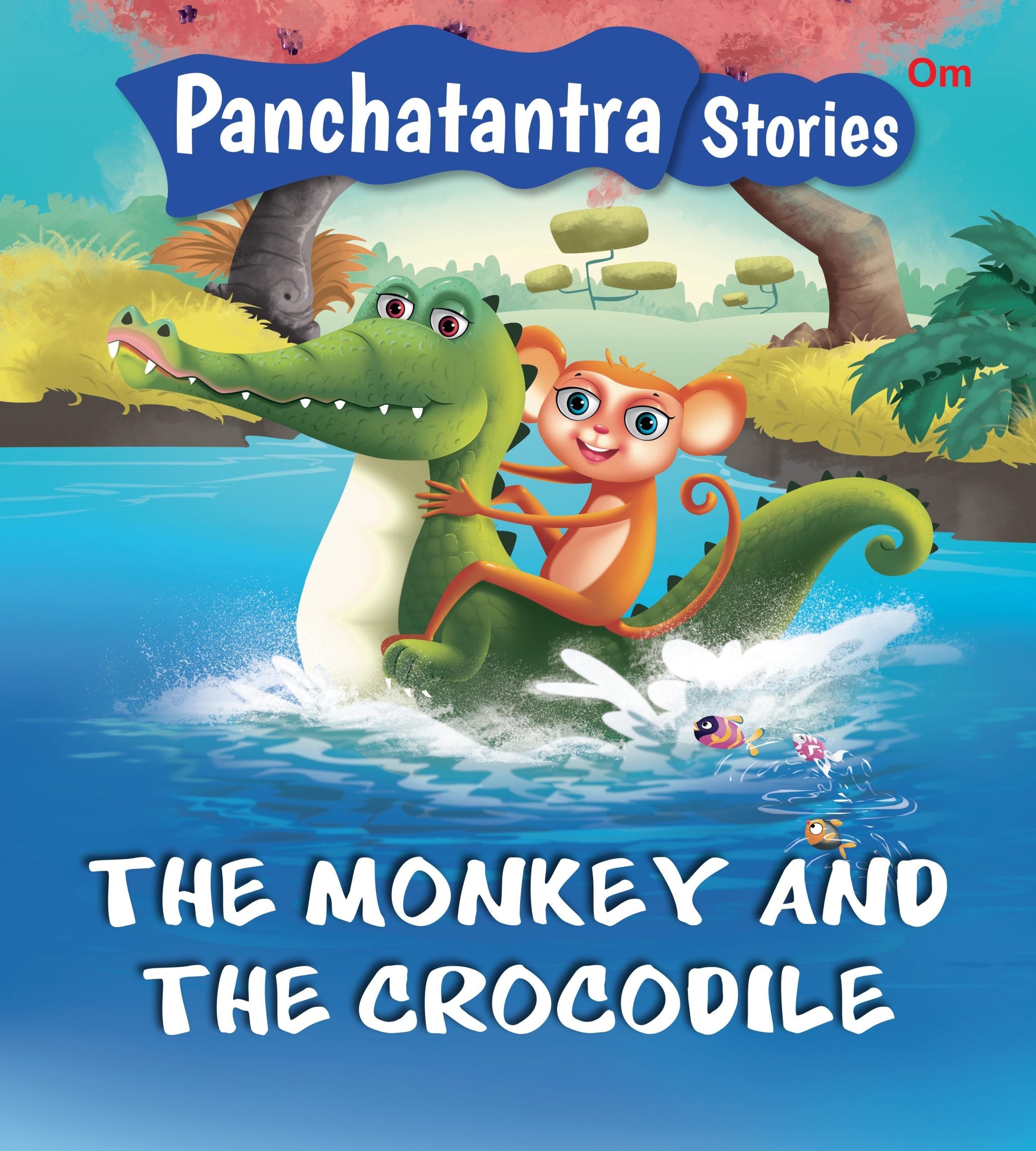 The Monkey and the Crocodile : Panchatantra Stories - Om Books - Distacart