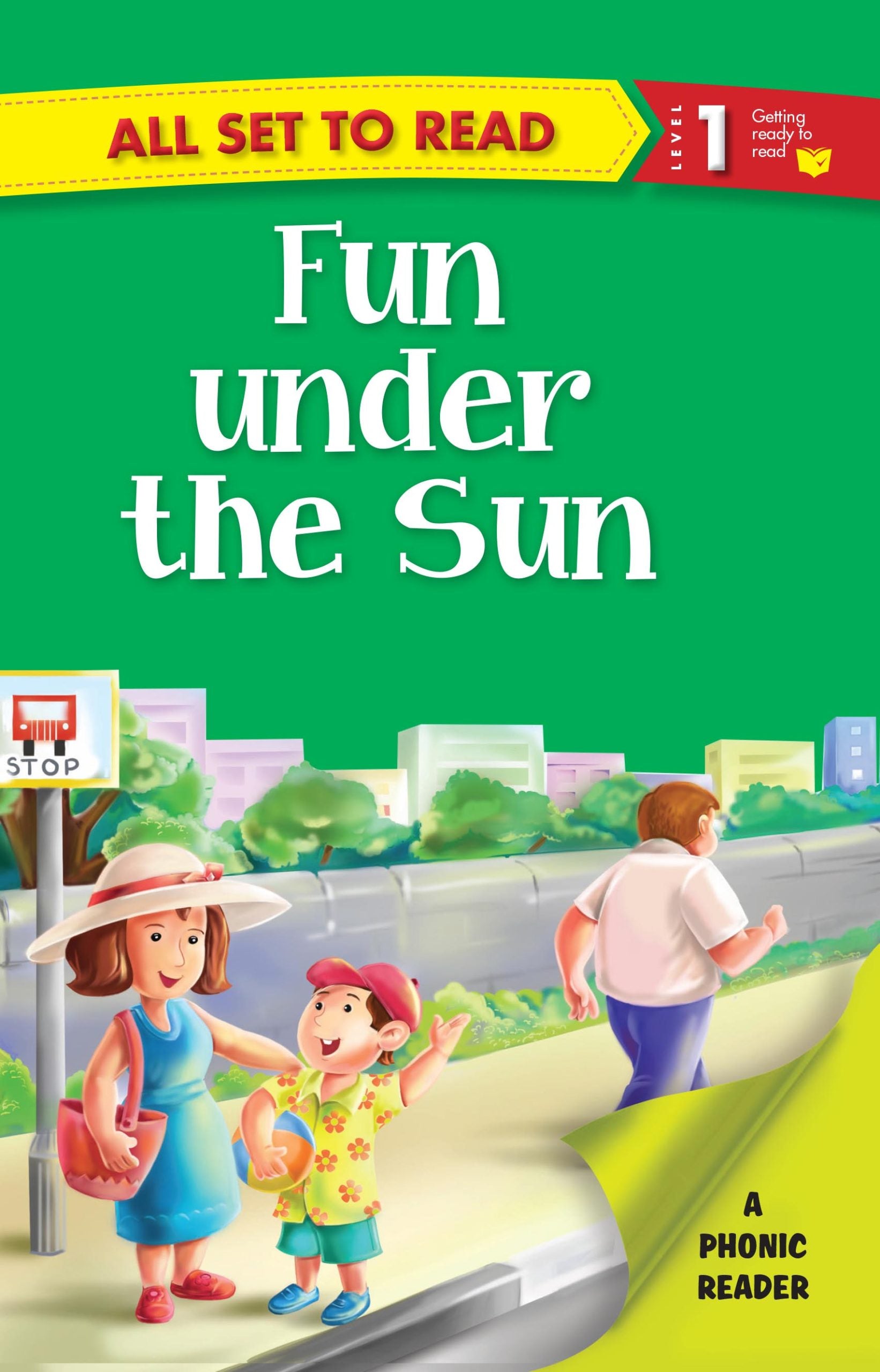 All set to Read A Phonics Reader Fun under the Sun - Om Books - Distacart