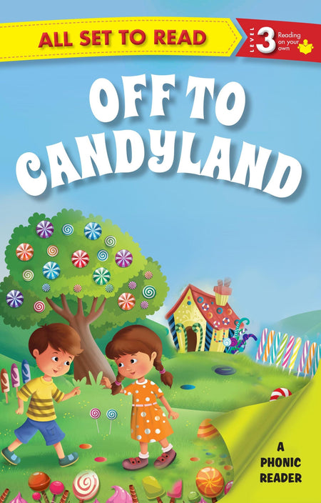 All set to Read A Phonics Reader Off to Candyland - Om Books