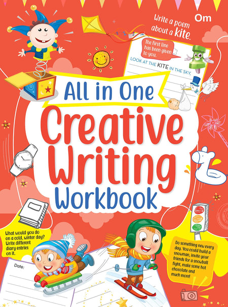 All in One Creative Writing Workbook (Binder) - Om Books