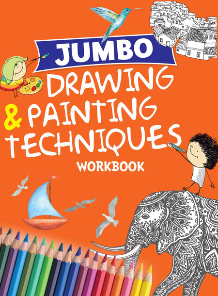 Jumbo Drawing & Painting Techniques Workbook (Binder) - Om Books