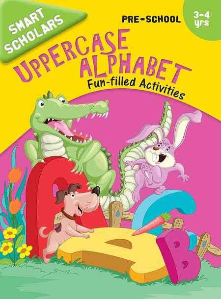 Smart Scholars Pre-School Uppercase Alphabet - Om Books