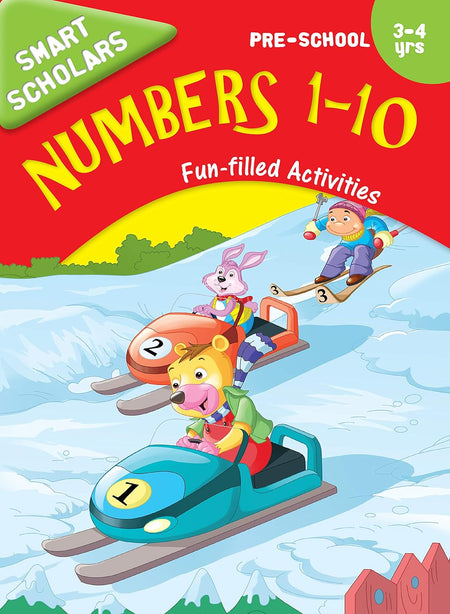 Smart Scholars Pre-School Numbers 1-10 - Om Books