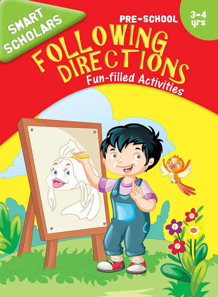 Smart Scholars Pre-School Following Directions - Om Books